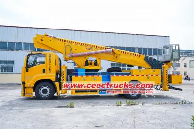 Isuzu 45m mounted aerial work platform truck