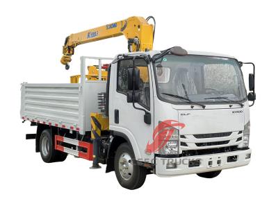 Isuzu NPR 190hp boom crane truck