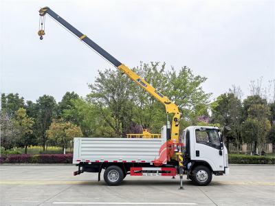 Isuzu NPR 190hp boom crane truck