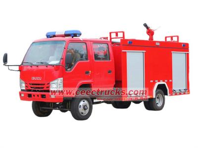 Isuzu 120HP offroad apparatus tanker fire truck