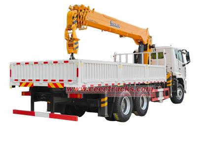 HOWO 12Ton heavy boom crane truck