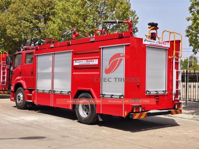 Isuzu  GIGA 4X dry powder fire fighting truck