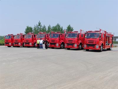 Isuzu  GIGA 4X dry powder fire fighting truck