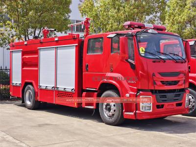 Isuzu  GIGA 4X dry powder fire fighting truck