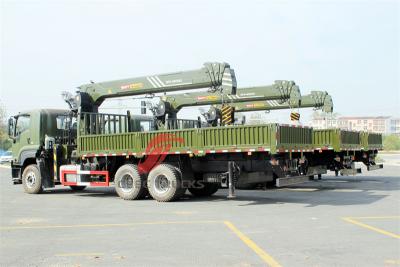 Philippine Isuzu GIGA 380HP boom crane dropside cargo truck