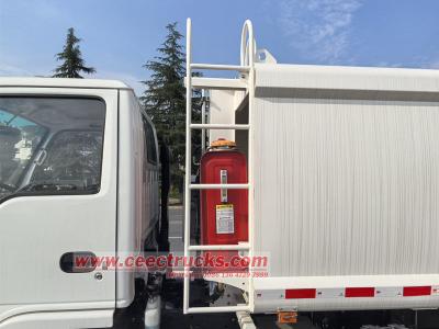 Isuzu ELF rear loader garbage truck