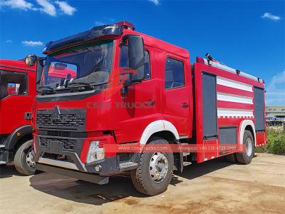 Howo 4x2 city fire rescue truck