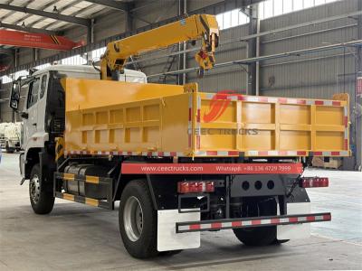 Sinotruk New cabin service truck 5T crane