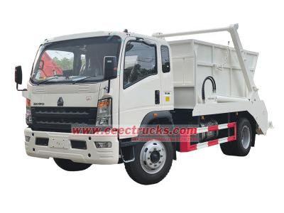 HOWO swing arm garbage truck