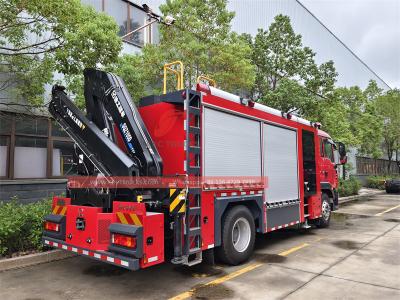 Howo 4x2 city fire rescue truck