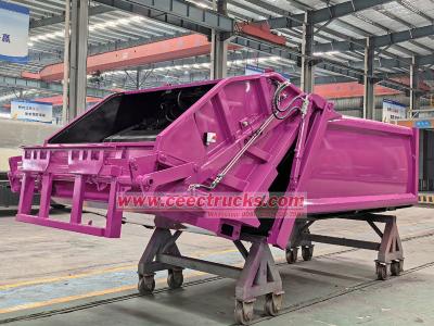 Philippines customer purchased 8cbm rear loader garbage truck body kit