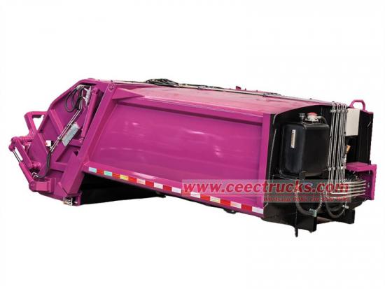 Philippines customer purchased 8cbm rear loader garbage truck body kit