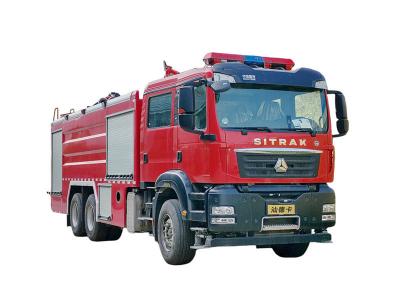 Howo 340HP heavy fire dry powder Truck