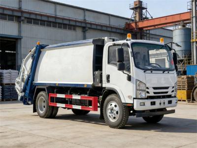 Isuzu rear loader garbage truck