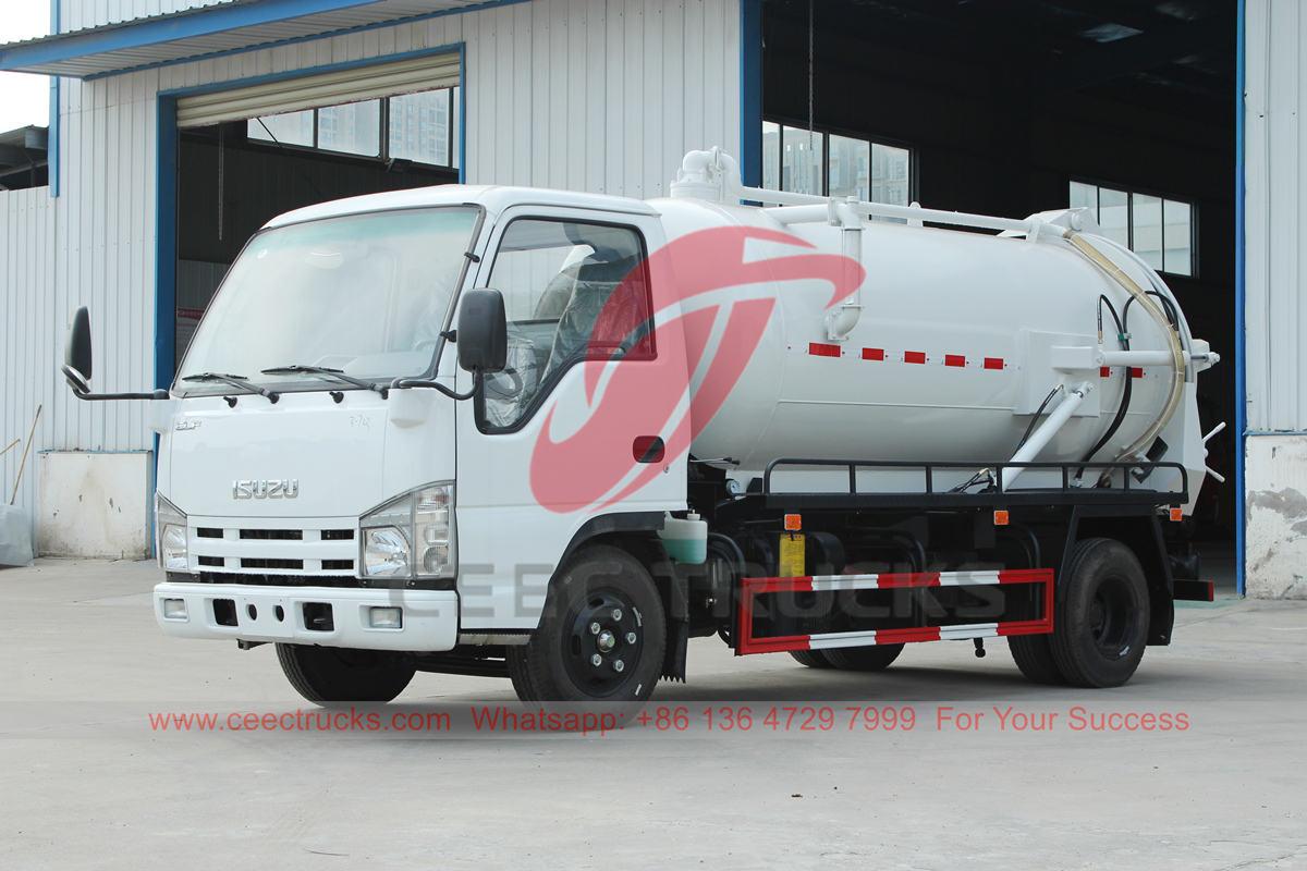 ISUZU ၄၀၀၀ လီတာ ဖုန်စုပ်တင်ကားကို ဖိလစ်ပိုင်သို့ တင်ပို့ခဲ့သည်