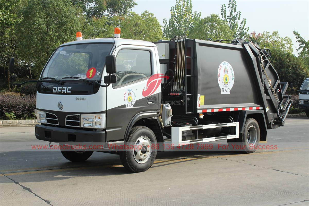 CEEC TRUCKS မှတင်ပို့သော အရည်အသွေးမြင့် Dongfeng အမှိုက်ကြိတ်စက်