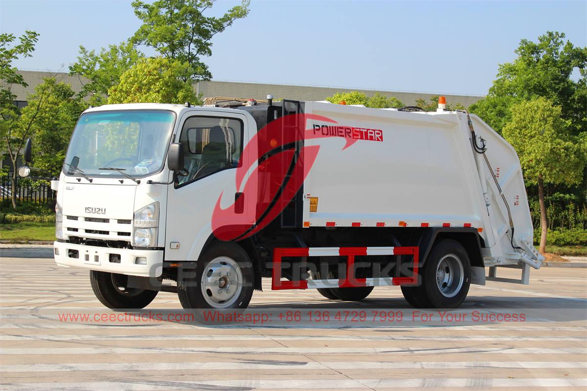CEEC TRUCKS မှ စွမ်းဆောင်ရည်မြင့် ISUZU အမှိုက်ကြိတ်စက်ထရပ်ကားကို တင်ပို့ရောင်းချပါသည်