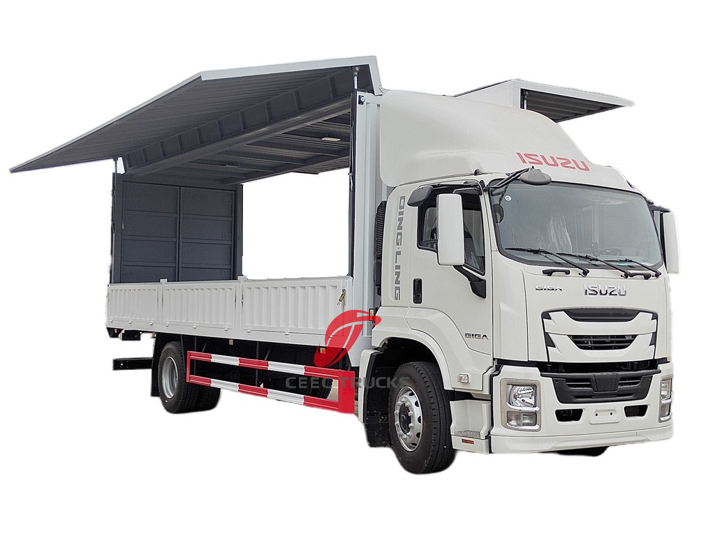 23FT တောင်ပံကုန်တင်ကား ISUZU GIGA 4X