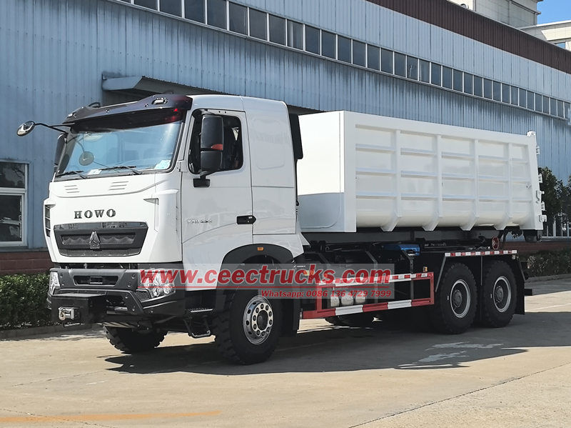 Howo 20 တန်ချိတ် loader ထရပ်ကားကို ဘယ်လိုအသုံးပြုမလဲ။