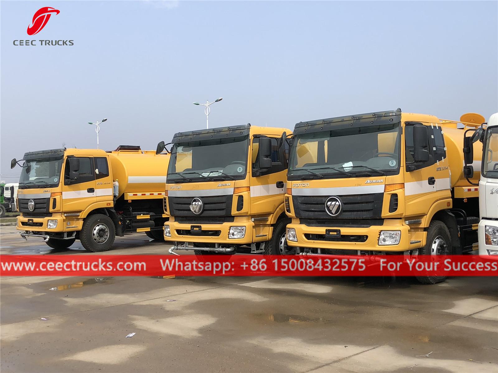 FOTON ၂၀ ကျူဗစ်မီတာ ရေ တင်ယာဉ် ၅ စီး ဥဇဘက်ကစ္စတန်သို့ ပေးပို့