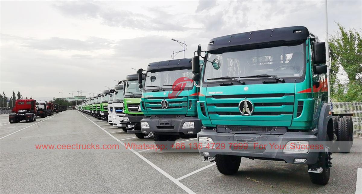 တန်ဇန်းနီးယား - CEEC TRUCKS မှ 8 စီး Beiben ကားခြောက်များ ပေးပို့ခဲ့သည်