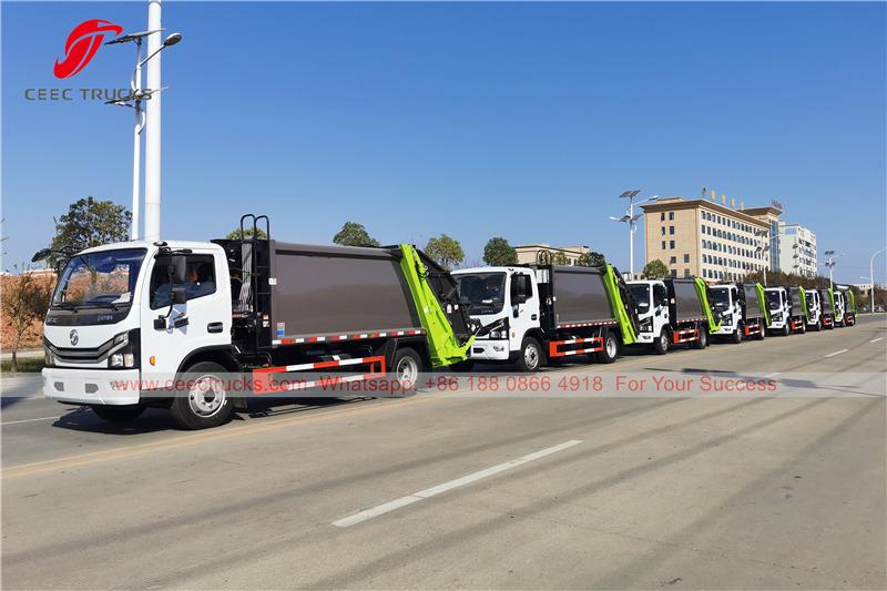 Dongfeng စွန့်ပစ်ပစ္စည်း သိမ်းကား 7 စီးကို ပို့ဆောင်ခဲ့သည်