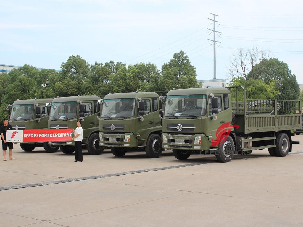 နိုင်ဂျီးရီးယား ဖောက်သည် DONGFENG Tianjin ခရီးသည် ကုန်တင် ထရပ်ကား ၄ စီး ၀ယ်ယူသည်