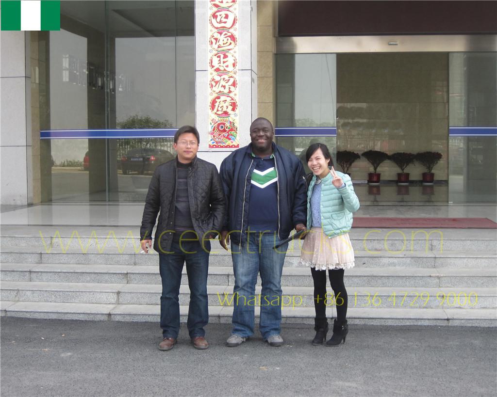 နိုင်ဂျီးရီးယား ဖောက်သည် CEEC စက်ရုံ လာရောက် စစ်ဆေးသည်။