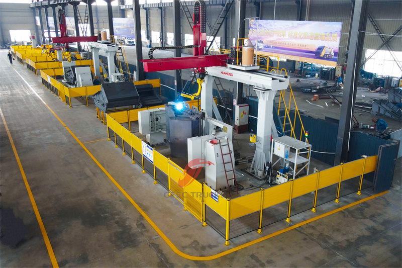 အမှိုက်အနောက် loader များထုတ်လုပ်ရာတွင် အလိုအလျောက် ဂဟေဆော်ခြင်းကို အသုံးချခြင်း။