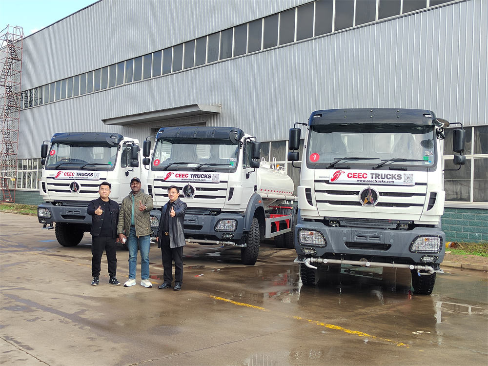 တန်ဇန်းနီးယား ဖောက်သည်သည် ကုန်းလမ်းမှ ရေနံတင်ထရပ်ကား 5 ယူနစ် beiben 1929 ကို မှာယူသည်။