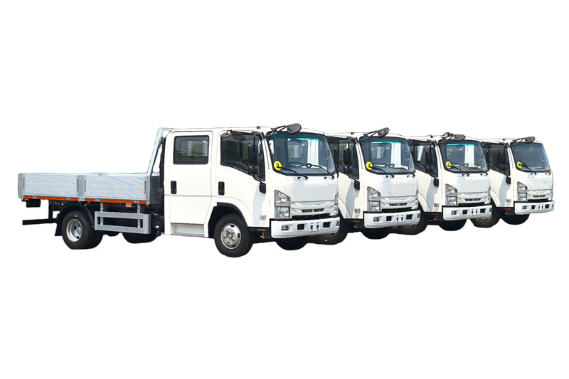 Isuzu KV100 နှစ်ထပ် cabin light cargo truck ၄ စီး