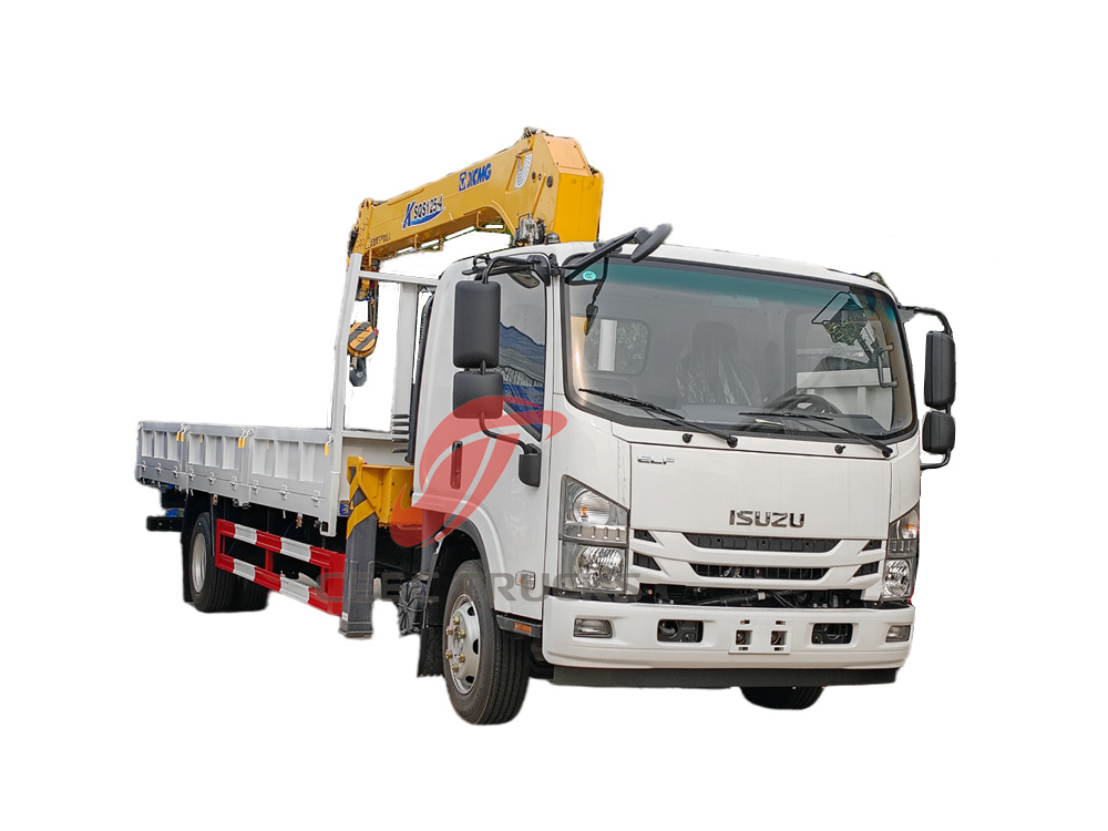 Isuzu NPR 5T boom ကရိန်းထရပ်ကား