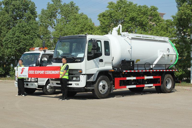 အာဖရိက - ISUZU FTR ဗက်ကျုံ ထရပ်ကားနှင့် NKR ဆွဲယူသည့် ထရပ်ကား အာဖရိကသို့ အောင်မြင်စွာ ပို့ဆောင်ခဲ့သည်